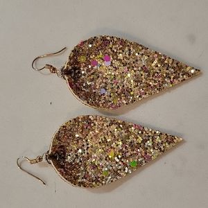 Gold earrings